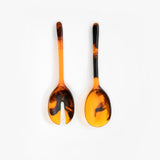 Dinosaur Designs Long Stone Servers in Tortoise Colour resin