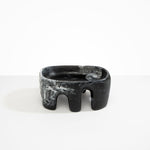 Dinosaur Designs Large Branch Bowl in Black Marble Colour resin