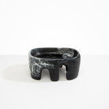 Dinosaur Designs Large Branch Bowl in Black Marble Colour resin
