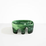 Dinosaur Designs Large Branch Bowl in Moss Colour resin
