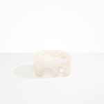 Dinosaur Designs Medium Branch Bowl in Chalk Swirl Colour resin