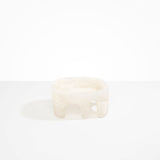 Dinosaur Designs Medium Branch Bowl in Chalk Swirl Colour resin