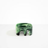 Dinosaur Designs Medium Branch Bowl in Moss Colour resin