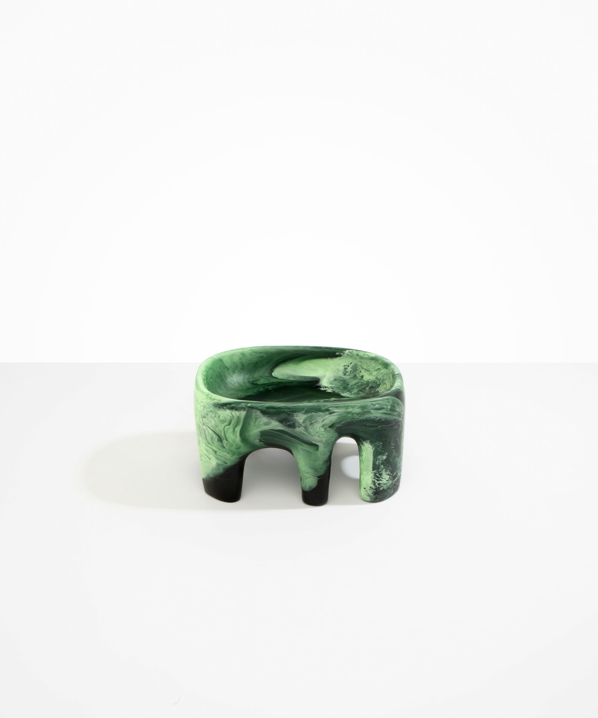 Dinosaur Designs Medium Branch Bowl in Moss Colour resin