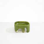 Dinosaur Designs Medium Branch Bowl in Olive Colour resin