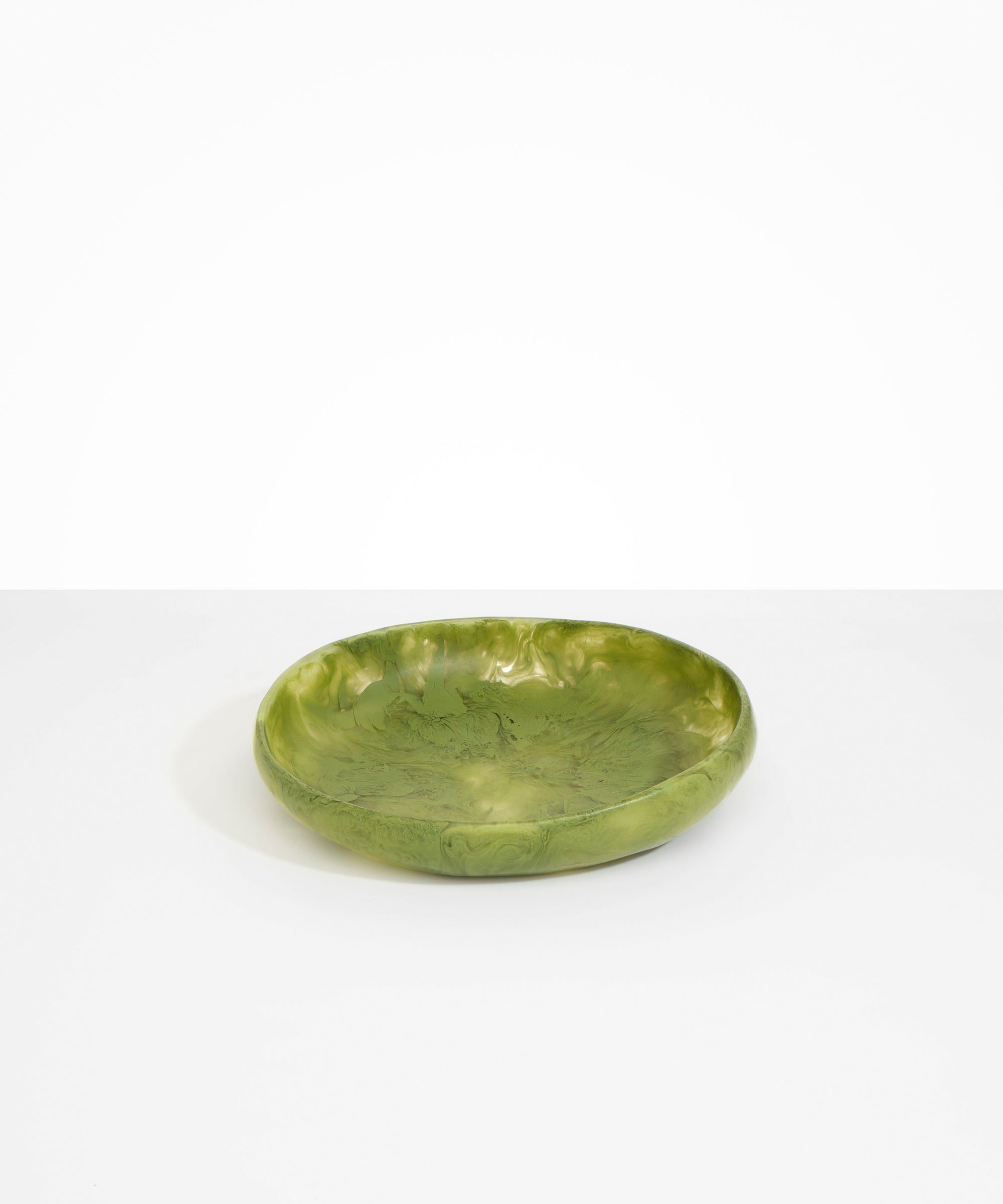 Dinosaur Designs Medium Earth Bowl in Olive Colour resin