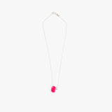 Dinosaur Designs Joie De Vivre Pendant in Flamingo Colour resin with 925 Sterling Silver Material