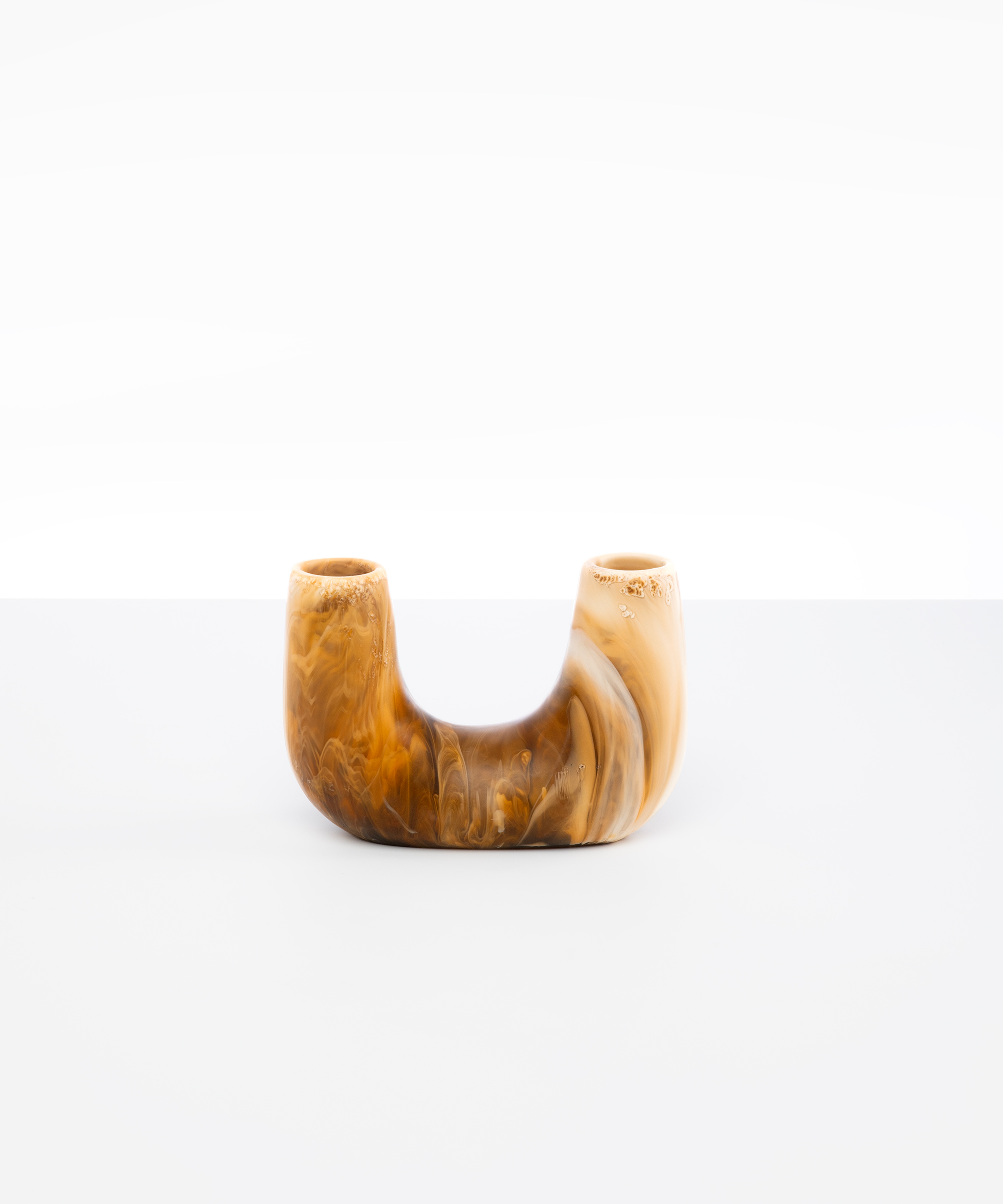 Dinosaur Designs Small Branch Vase in Light Horn Colour resin