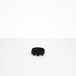 Dinosaur Designs Crown Dish in Black Colour resin