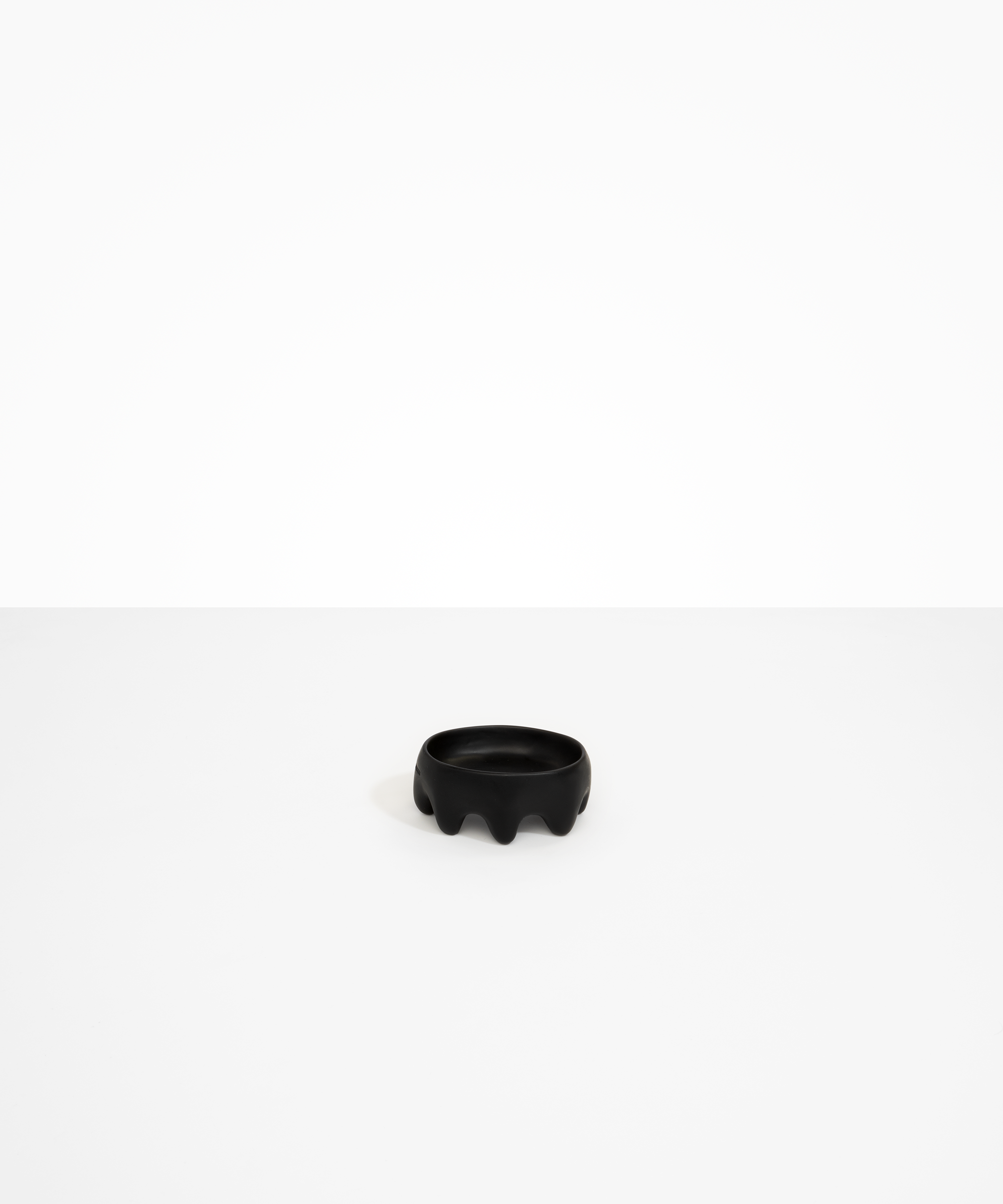 Dinosaur Designs Crown Dish in Black Colour resin