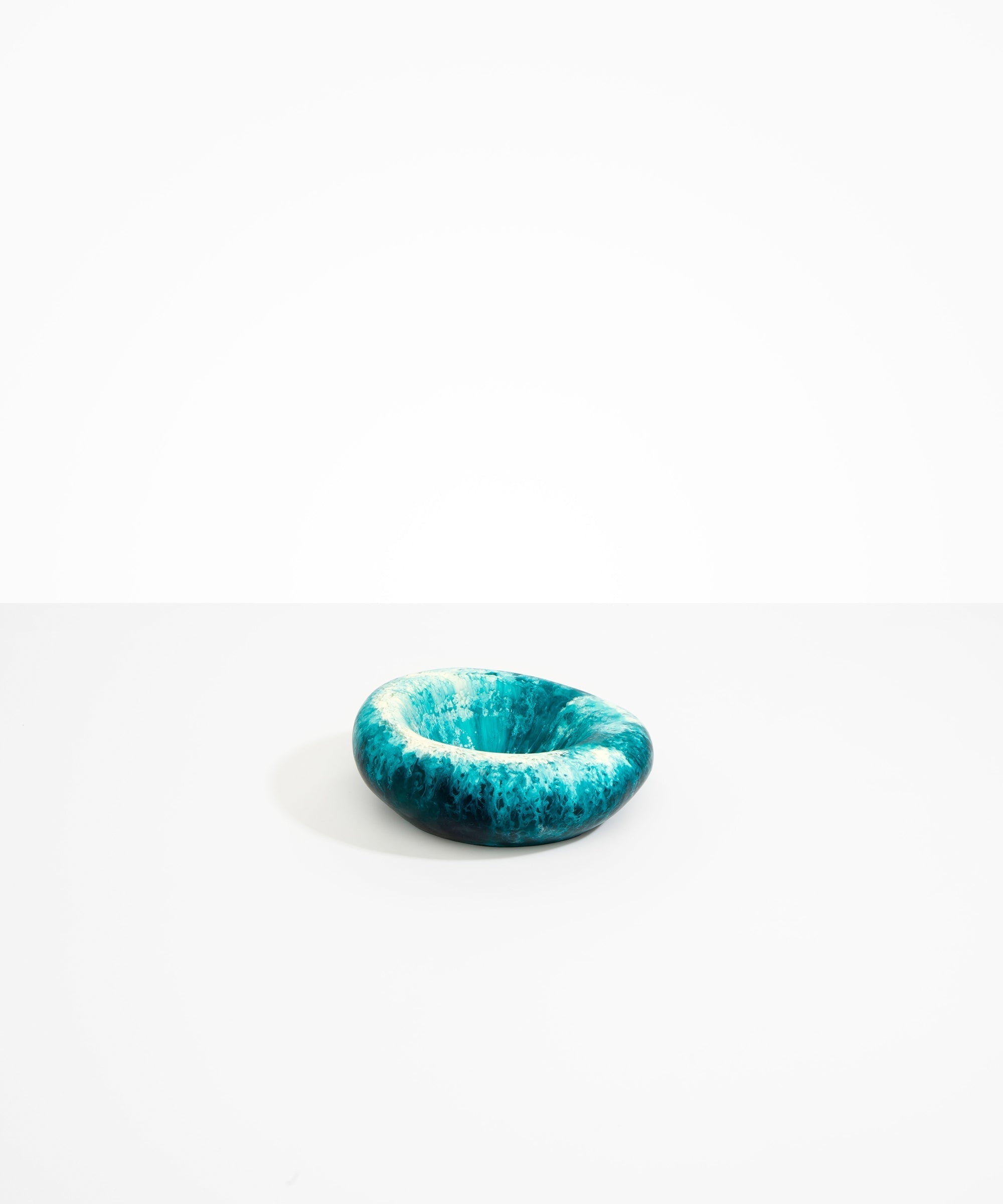 Dinosaur Designs Drift Dish in Lagoon Colour resin