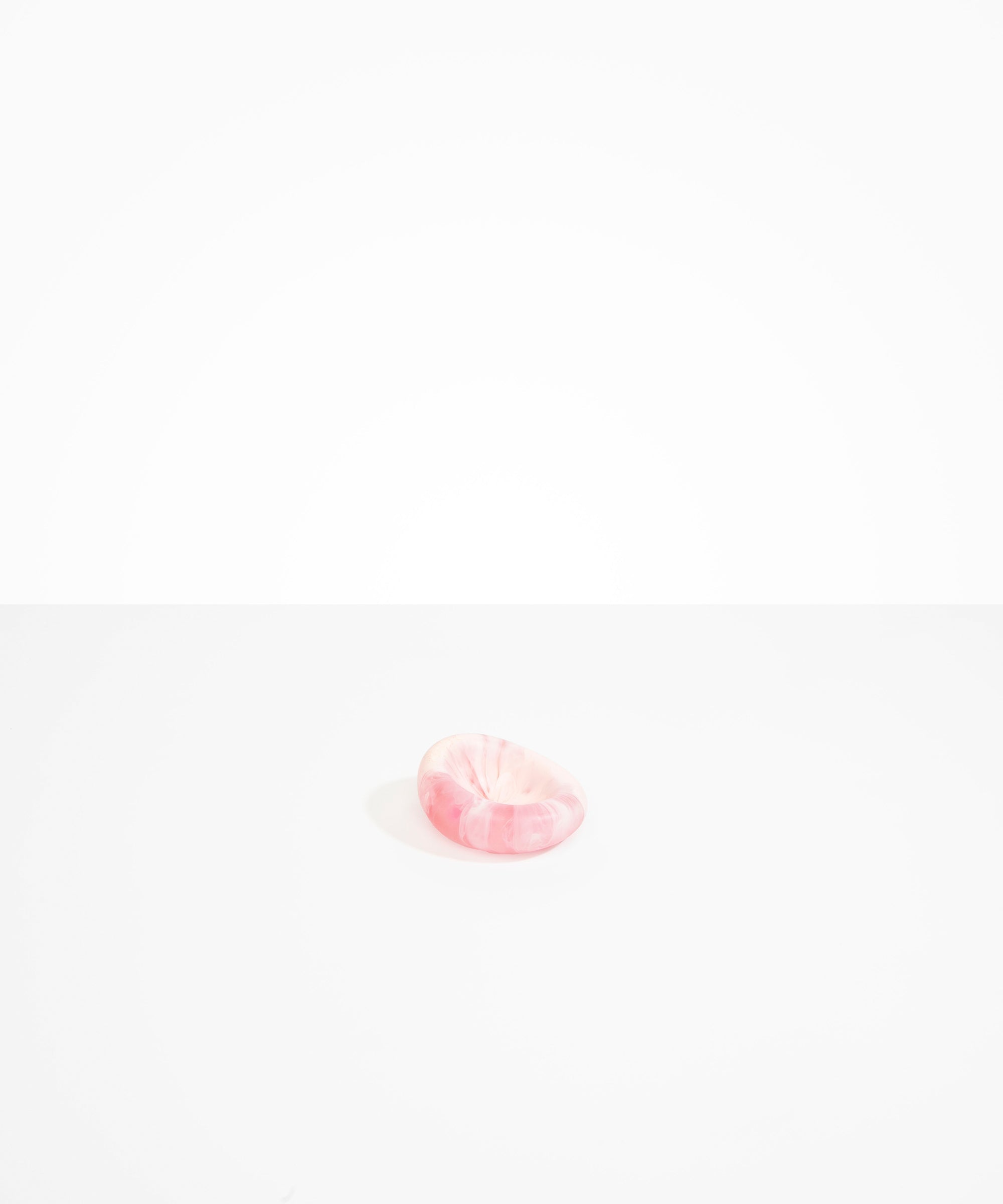 Dinosaur Designs Small Drift Dish in Shell Pink Colour resin