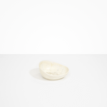 Dinosaur Designs Flow Dessert Bowl in Chalk Swirl Colour resin