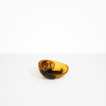 Dinosaur Designs Flow Dessert Bowl in Tortoise Colour resin