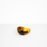 Dinosaur Designs Flow Dessert Bowl in Tortoise Colour resin