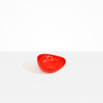 Dinosaur Designs Flow Dessert Bowl in Poppy Colour resin