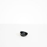 Dinosaur Designs Flow Spice Dish in Black Marble Colour resin
