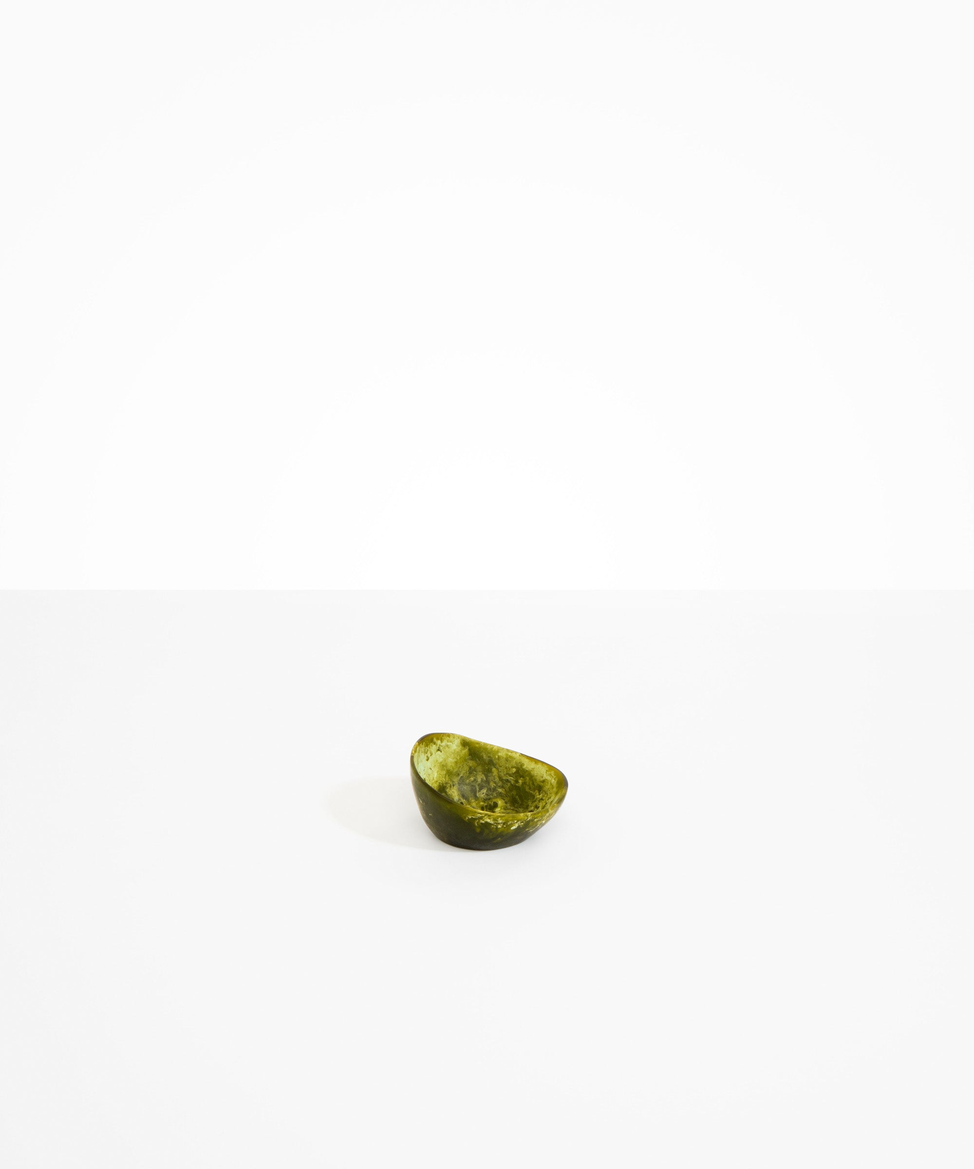Dinosaur Designs Flow Spice Dish in Malachite Colour resin