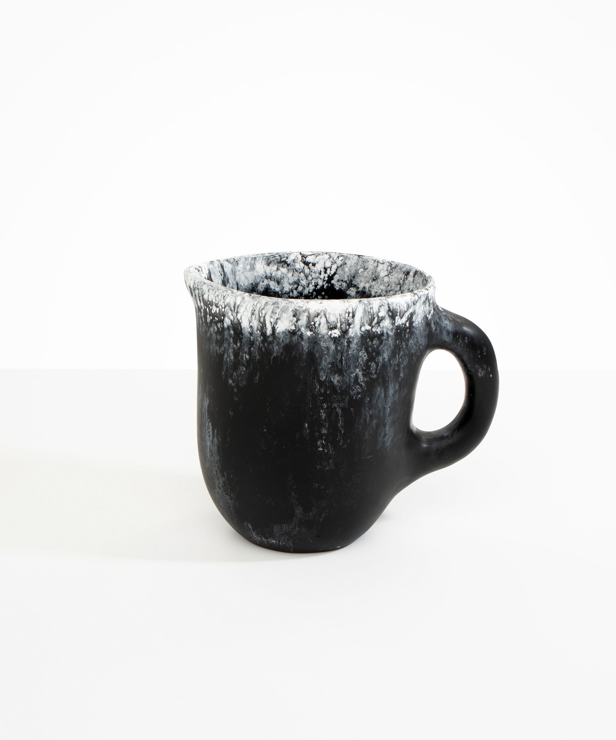 Dinosaur Designs Large Rock Jug in Black Marble Colour resin