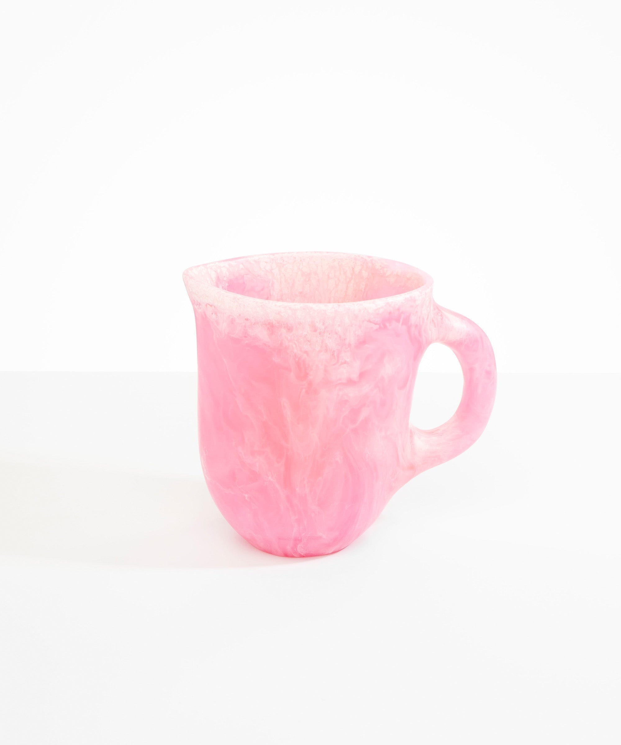 Dinosaur Designs Large Rock Jug in Shell Pink Colour resin