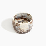 Dinosaur Designs Extra Large Organic Oval Bangle in Cappuccino Colour resin with Wide Fit