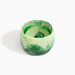 Dinosaur Designs Extra Large Organic Oval Bangle in Grass Colour resin with Wide Fit