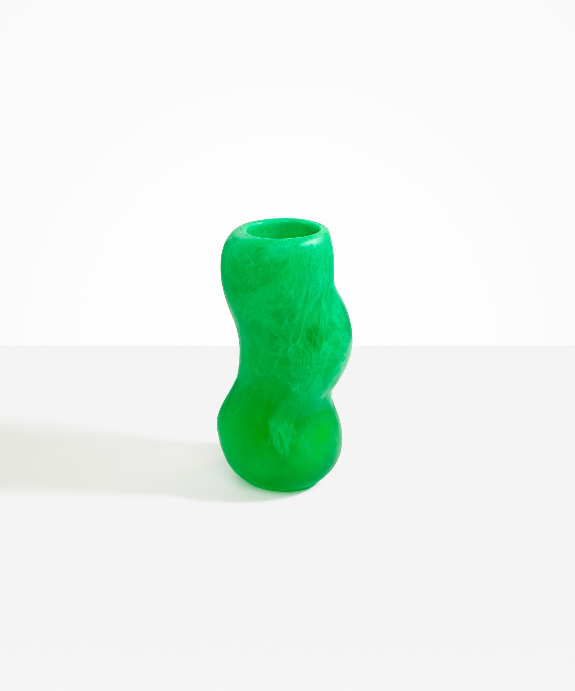 Dinosaur Designs Medium Valley Vase in Leaf Colour resin