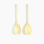 Dinosaur Designs Long Stone Servers in Lemon Colour resin