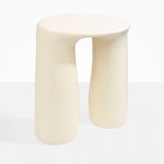 Dinosaur Designs TABRCKTOW Rock Tower Table CREAM