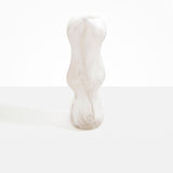 Dinosaur Designs Large Mountain Vase in Snow Swirl Colour resin