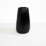 Dinosaur Designs Grand Pebble Vase in Black Colour resin