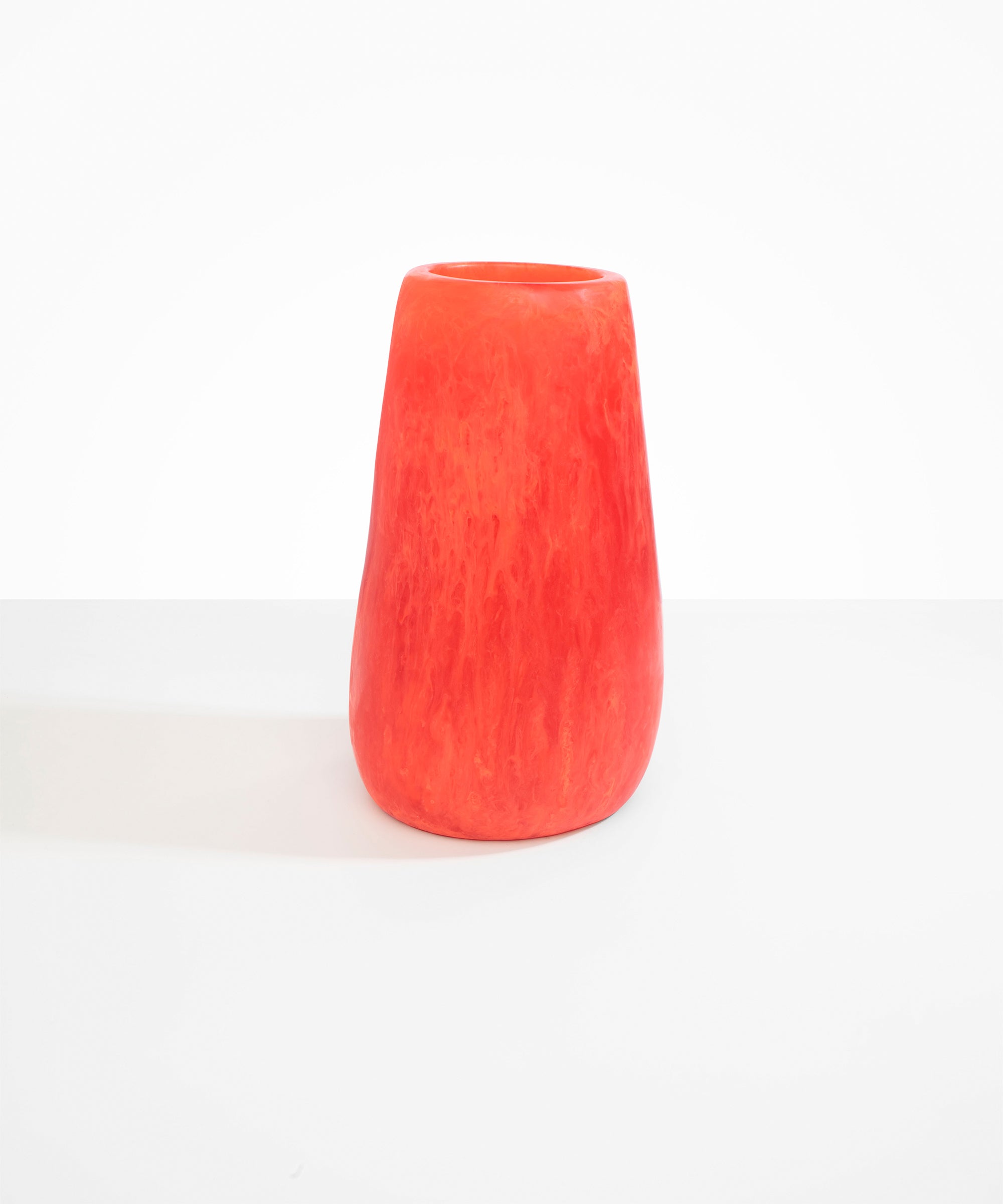 Dinosaur Designs Grand Pebble Vase in Lychee Colour resin