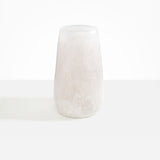 Dinosaur Designs Grand Pebble Vase in Snow Swirl Colour resin