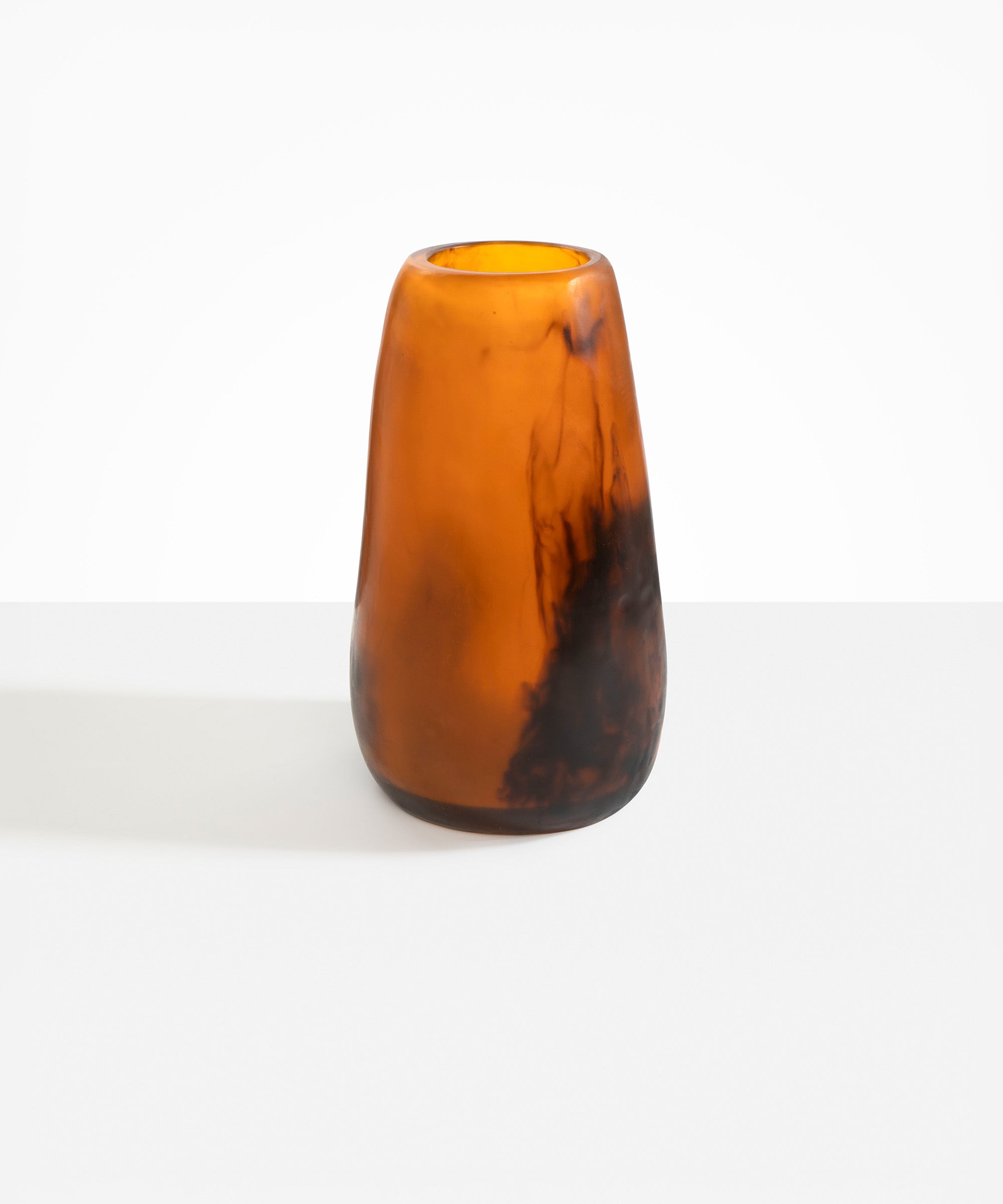 Dinosaur Designs Grand Pebble Vase in Tortoise Colour resin