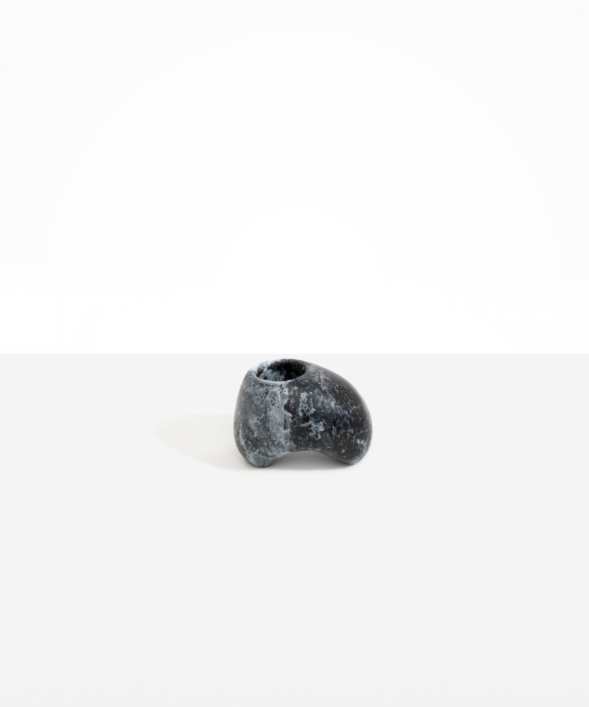 Dinosaur Designs Pirouette Vase in Slate Colour resin
