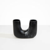 Dinosaur Designs Medium Branch Vase in Black Marble Colour resin