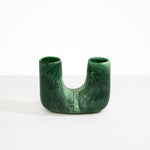 Dinosaur Designs Medium Branch Vase in Moss Colour resin