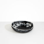 Dinosaur Designs Medium Flow Bowl in Black Marble Colour resin