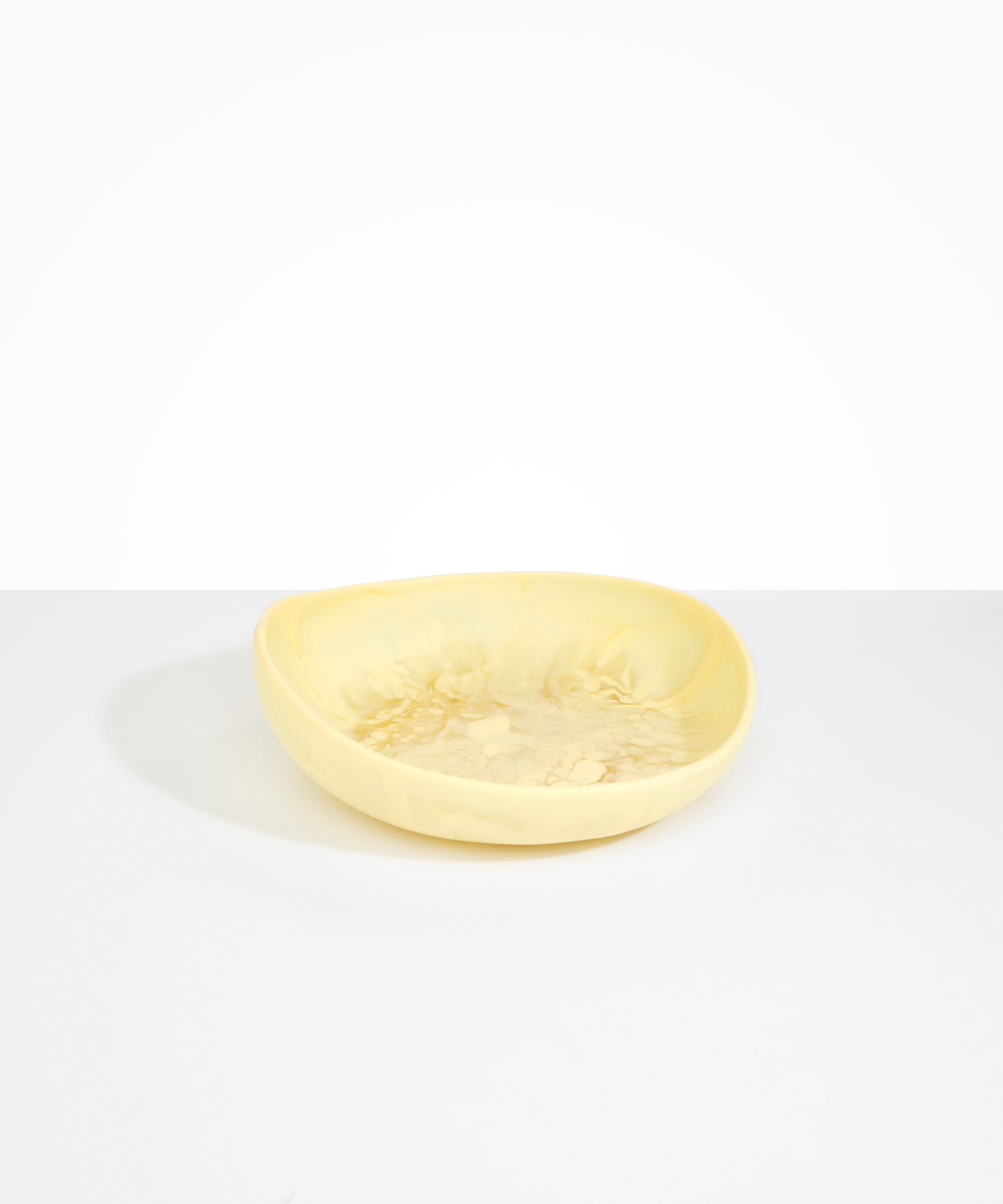Dinosaur Designs Medium Flow Bowl in Lemon Colour resin