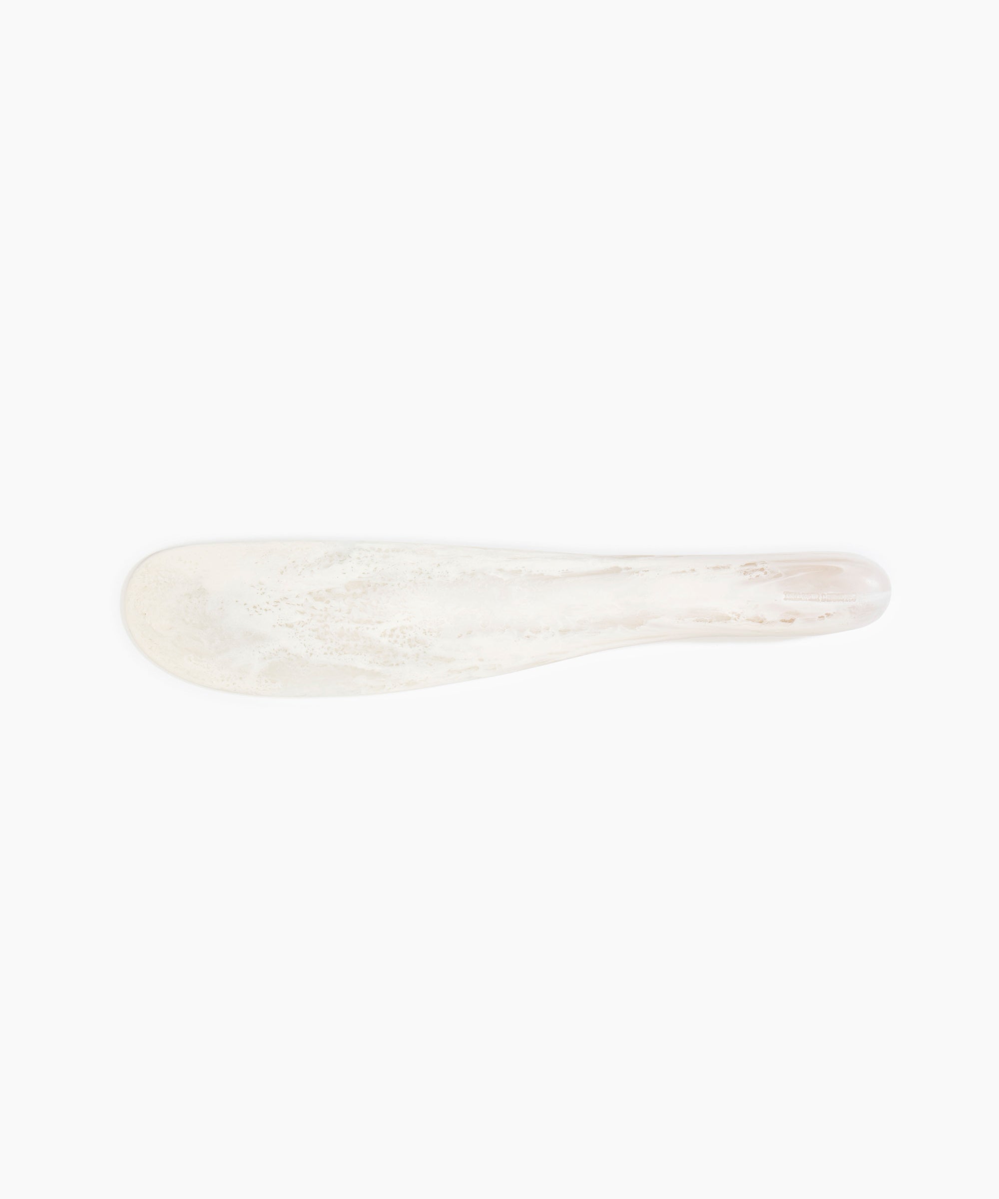 Dinosaur Designs Temple Cake Knife in Chalk Swirl Colour resin