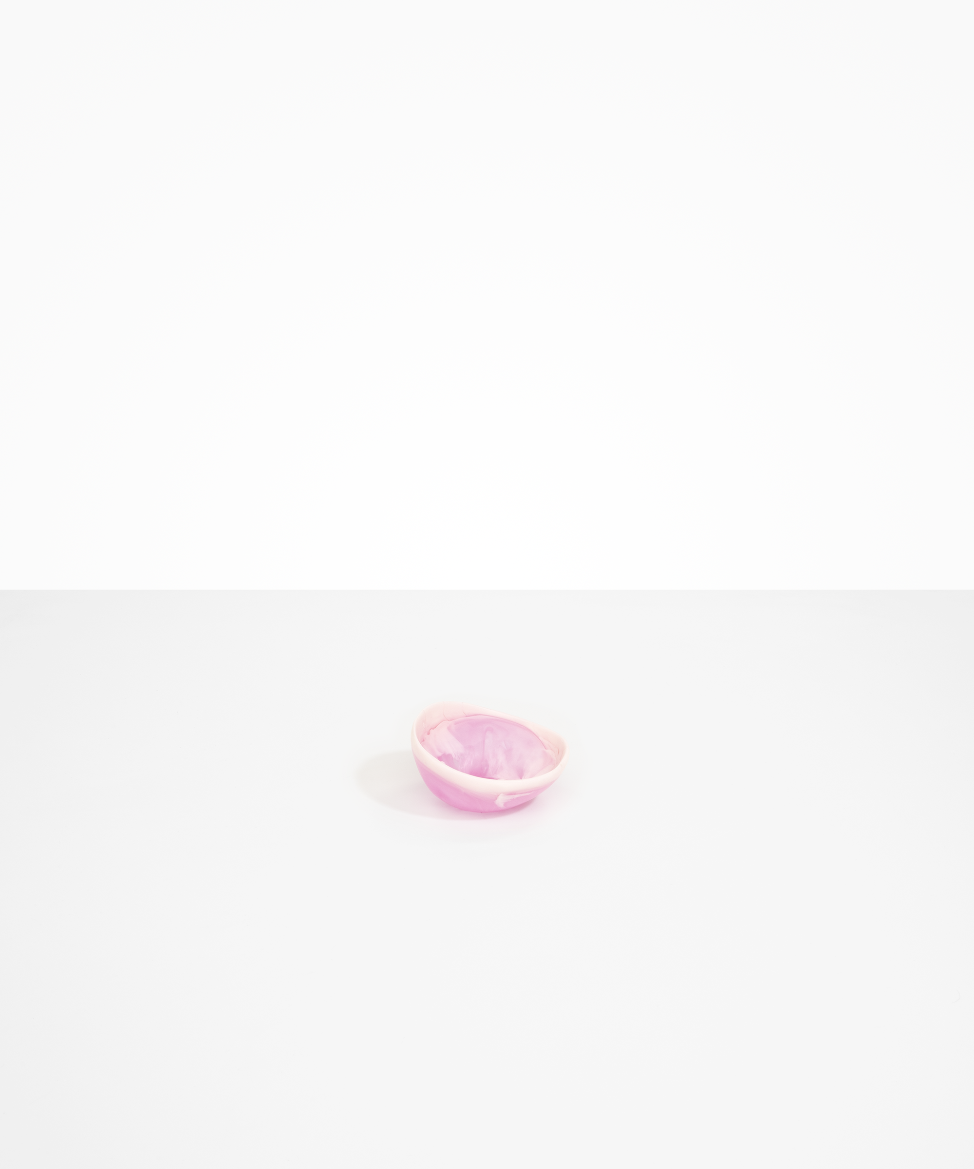 Dinosaur Designs Flow Spice Dish in Shell Pink Colour resin