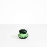 Dinosaur Designs Medium Pebble Jar in Moss Colour resin