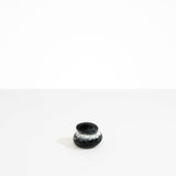 Dinosaur Designs Small Pebble Jar in Black Marble Colour resin