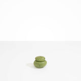 Dinosaur Designs Small Pebble Jar in Olive Colour resin