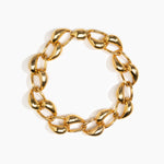 LO Collections Cocoon Choker Necklaces in 24k Gold-Plated Brass Material