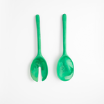 Dinosaur Designs Long Stone Servers in Leaf Colour resin