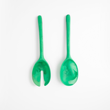 Dinosaur Designs Long Stone Servers in Leaf Colour resin