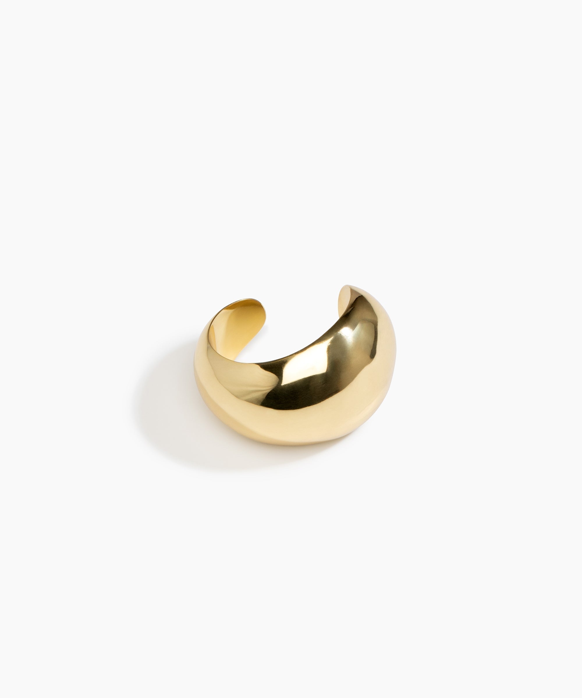 LO Collections x ALEX AND TRAHANAS Large Chifferi Cuff in Nano-Coated Brass Material