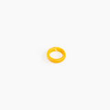 Dinosaur Designs Modern Tribal Band Ring in Honeycomb Colour resin with Wide Fit