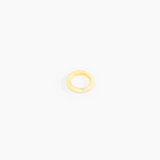 Dinosaur Designs Modern Tribal Band Ring in Lemon Colour resin with Wide Fit